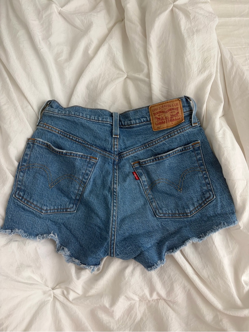 Levi's 501 High-Rise Cutoff Denim Shorts